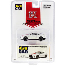Машинка Era Car Nissan GT-R R35 50TH Anniversary Edition Pearl White USA Exclusives (2023 - Limited Edition 1/1200)