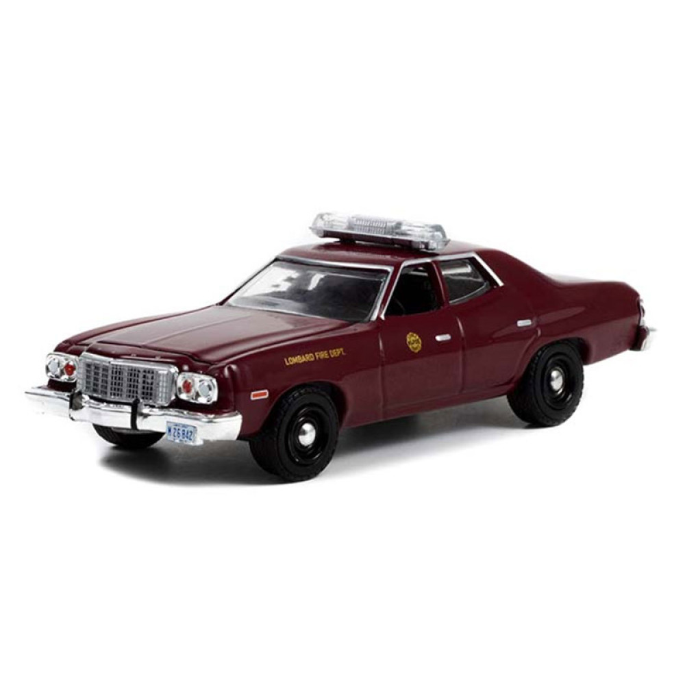 Машинка Greenlight 1976 Ford Torino - Lombard, Illinois Fire Department (2022 - Fire Rescue Series 3)