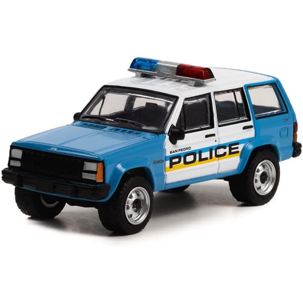 Машинка Greenlight 1995 Jeep Cherokee San Pedro Police - Gone in 60 Seconds (2022 - Hollywood Series 36)