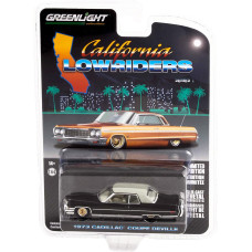 Машинка Greenlight 1973 Cadillac Coupe DeVille (2022 - California Lowriders Series 1)