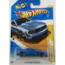 Машинка Hot Wheels '12 Ford Mustang Boss 302 Laguna Seca (2012 Базовая - 2012 New Models)