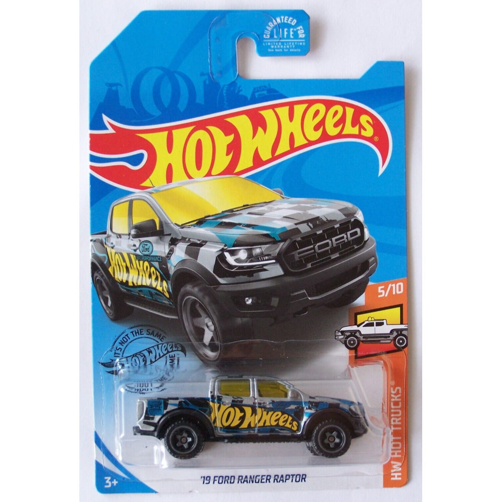 Машинка Hot Wheels '19 Ford Ranger Raptor (2019 Базовая - HW Hot Trucks: GameStop Exclusive)