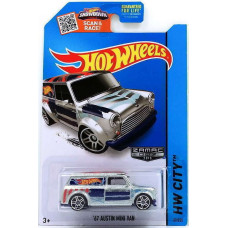 Машинка Hot Wheels '67 Austin Mini Van (2015 Базовая ZAMAC - HW City: HW Art Cars)