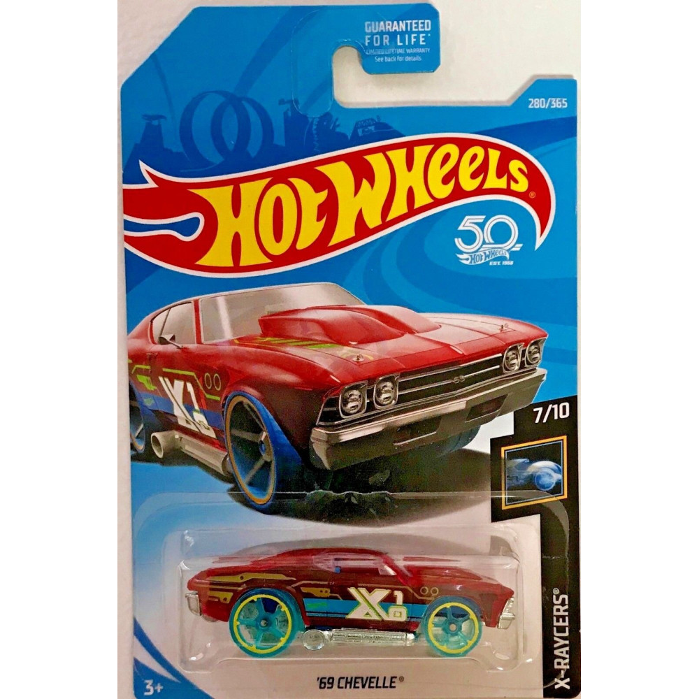 Машинка Hot Wheels '69 Chevelle (2018 Базовая - X‑Raycers)