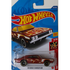 Машинка Hot Wheels '69 Dodge Charger 500 (2020 Базовая - HW Flames)