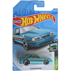 Машинка Hot Wheels '92 Ford Mustang (2019 Базовая - Speed Blur)