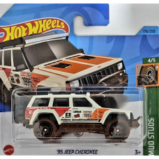 Машинка Hot Wheels '95 Jeep Cherokee (2023 Treasure Hunts - Mud Studs)