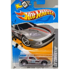 Машинка Hot Wheels C6 Corvette (2012 Базовая - HW Code Cars)