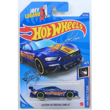 Машинка Hot Wheels Custom '18 Ford Mustang GT (2020 Базовая - HW Race Team)