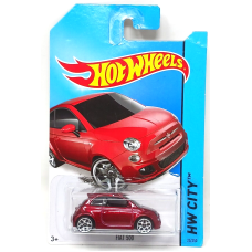 Машинка Hot Wheels Fiat 500 (2014 Базовая - HW City: Night Burnerz)
