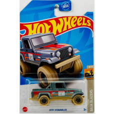 Машинка Hot Wheels Jeep Scrambler (2023 Базовая - Baja Blazers)