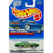 Машинка Hot Wheels Olds 442 (2000 Базовая - Seein' 3-D)