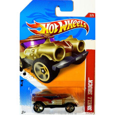 Машинка Hot Wheels Shell Shock (2012 Базовая - Thrill Racers - Prehistoric)