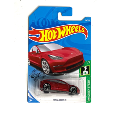 Машинка Hot Wheels Tesla Model 3 (2019 Базовая - HW Green Speed)