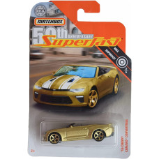 Машинка Matchbox '16 Chevy Camaro Convertible (2019 50th Anniversary Superfast Gold - Target Exclusive)