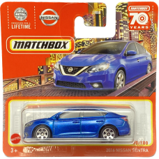 Машинка Matchbox 2016 Nissan Sentra (2023 Базовая - MBX Metro)