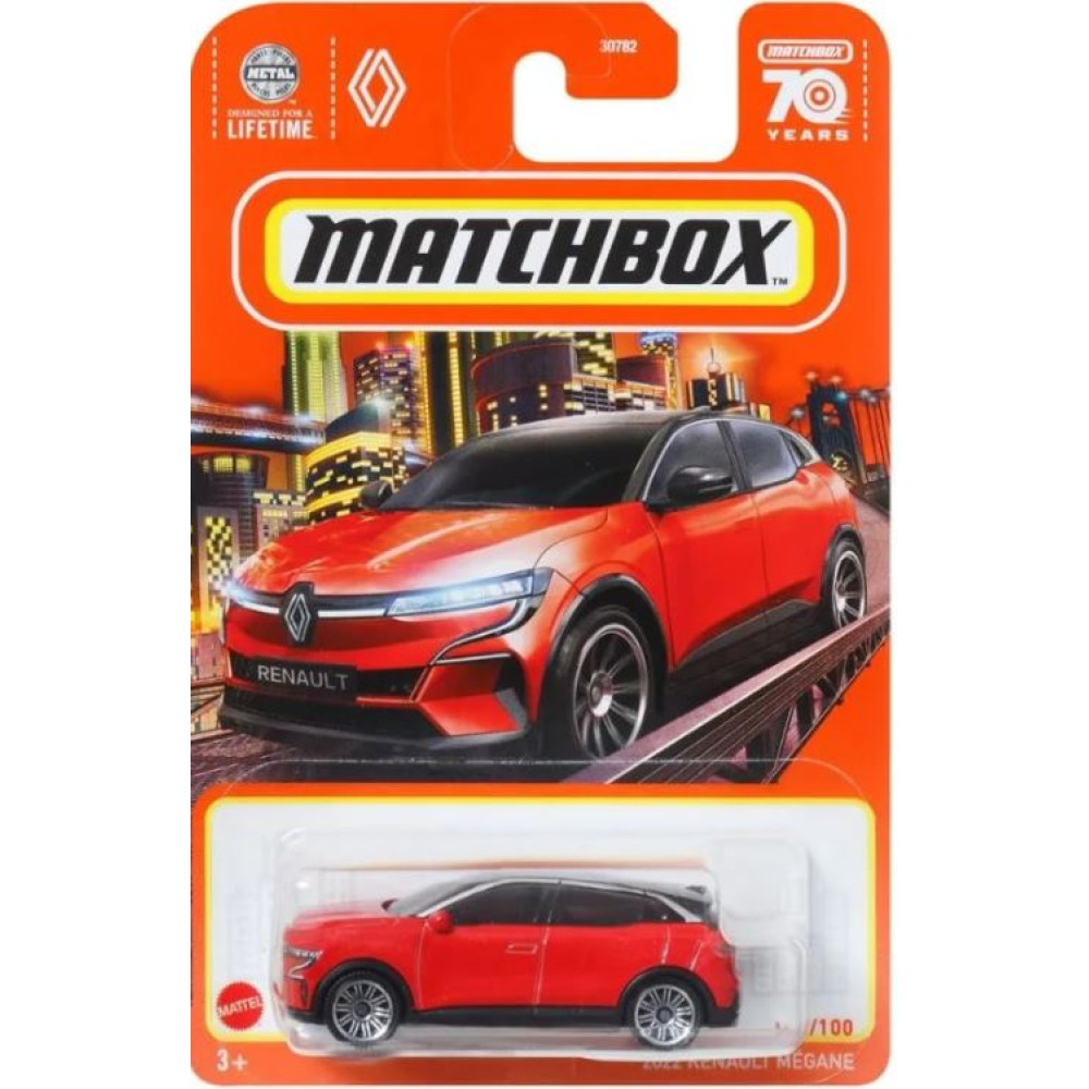 Машинка Matchbox 2022 Renault Mégane (2023 Базовая - MBX Metro)