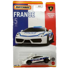 Машинка Matchbox Lamborghini Gallardo Police (2022 Stars of France)