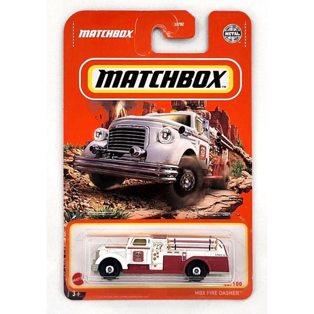 Машинка Matchbox MBX Fire Dasher (2022 Базовая - MBX Off-Road)