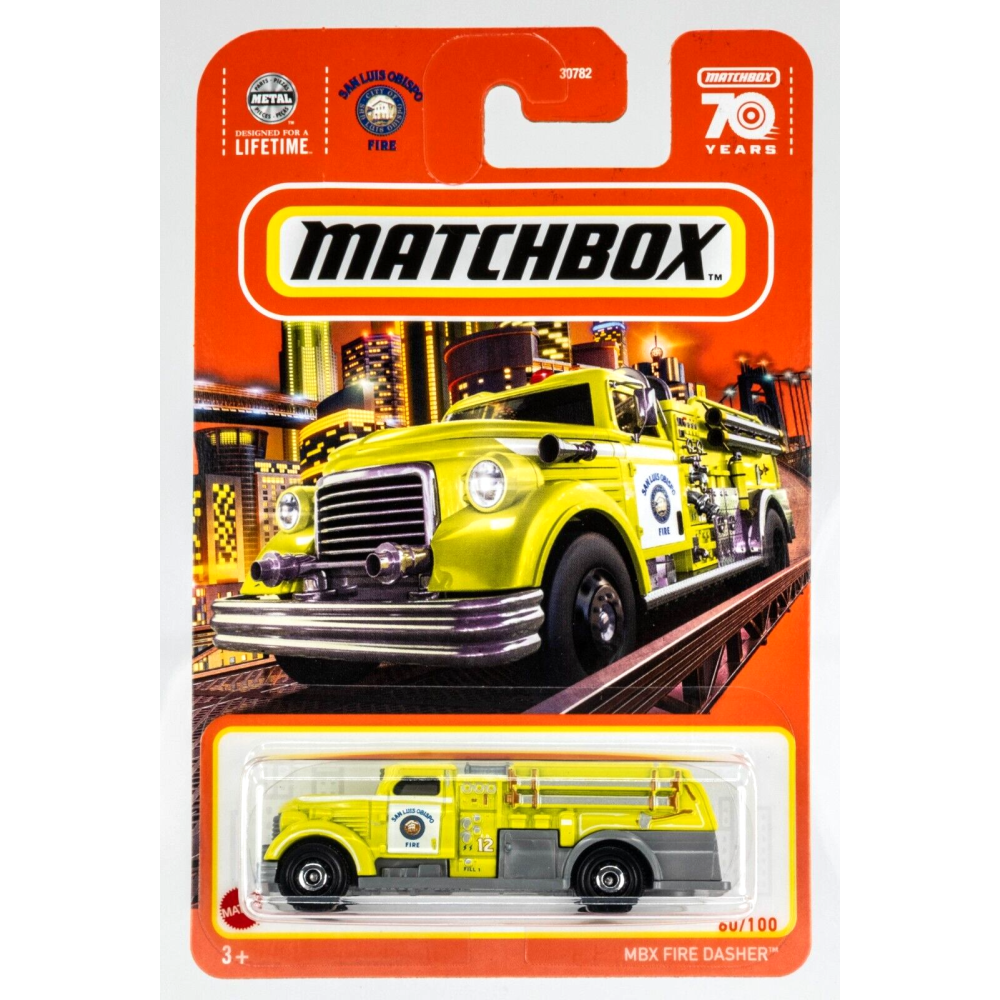 Машинка Matchbox MBX Fire Dasher (2023 Базовая - MBX Metro)