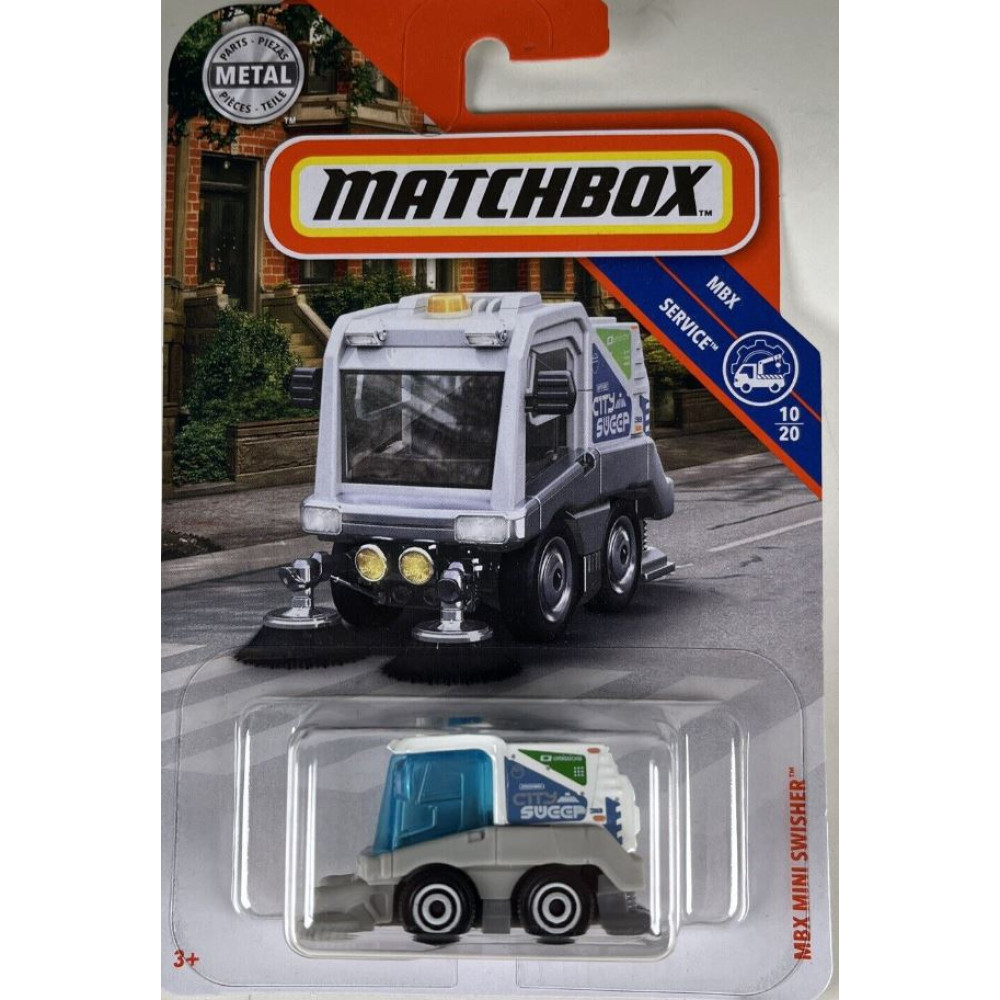 Машинка Matchbox MBX Mini Swisher (2019 Базовая - MBX Adventure City)