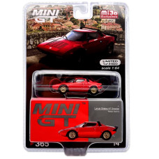 Машинка Mini GT Lancia Stratos HF Stradale Rosso Arancio