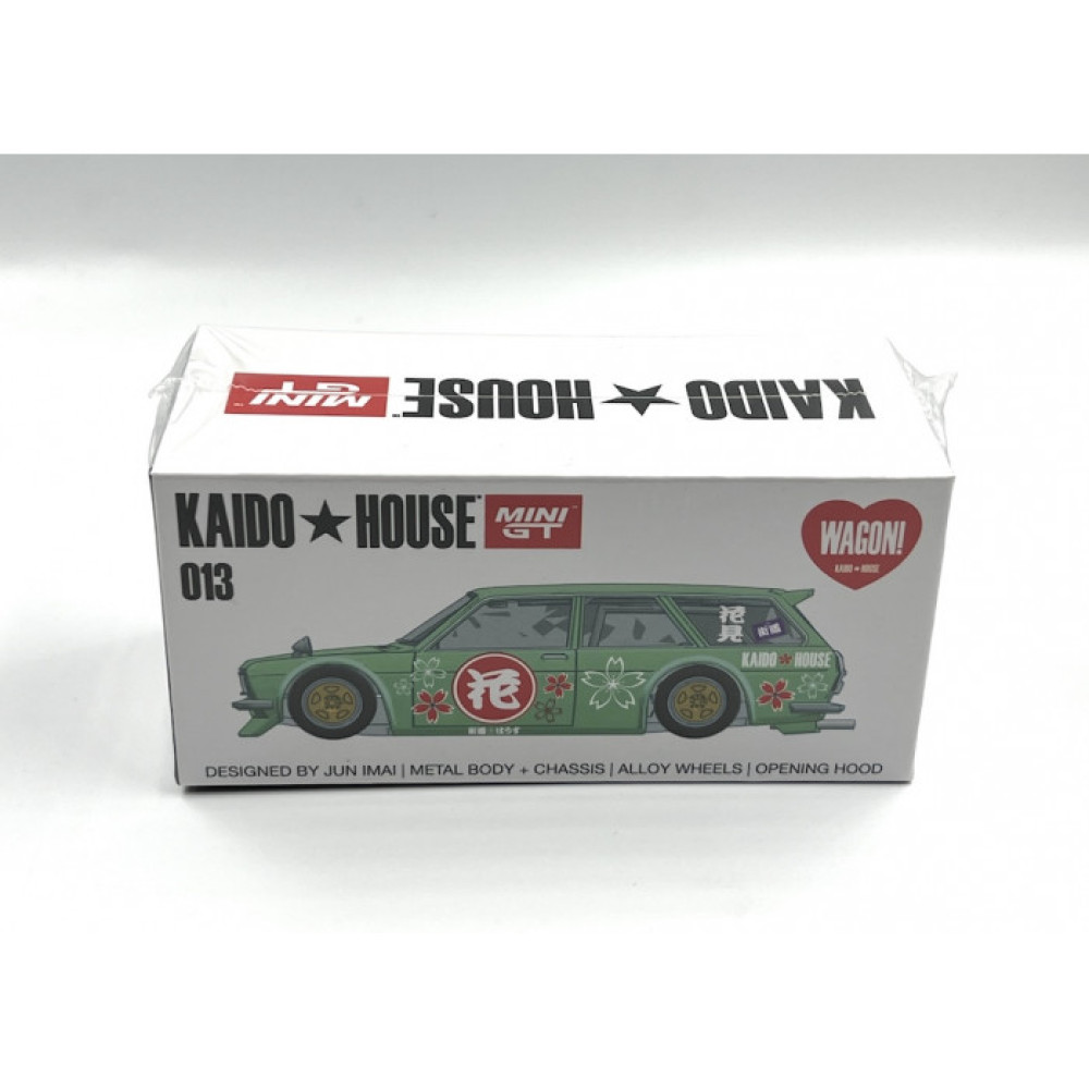 Машинка Mini GT x Kaido House Datsun KAIDO 510 Wagon Hanami V2 (2022)