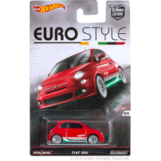 Машинка Hot Wheels Fiat 500 (2016 Car Culture - Euro Style)