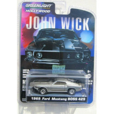 Машинка Greenlight John Wick 1969 Ford Mustang Boss 429 (2018 - Hollywood)