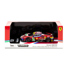 Машинка Tarmac Works Ferrari 488 GTE 24h of Le Mans 2019 #51 Winner of LMGTE Pro (2022 Hobby64)